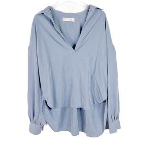 Free People Love Until Tomorrow Hi-Low Shirt Blouse